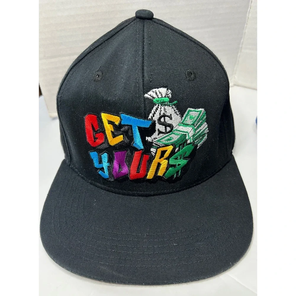 Get Yours Dope Trippy King Crown Design Lot of‎ 4 Mens Snapback Hats